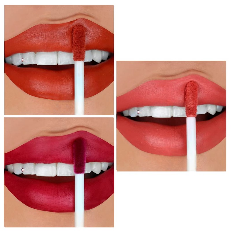 Set de labiales Velvet Stay Beauty Creations Berrys 3 tonos