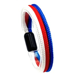 Generisch JoJewelry Munich Fan Bracelet, Nylon, No Gemstone