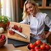 Stainless Steel Strawberry Huller and Tomato Stem Corer Tool Multi-Function