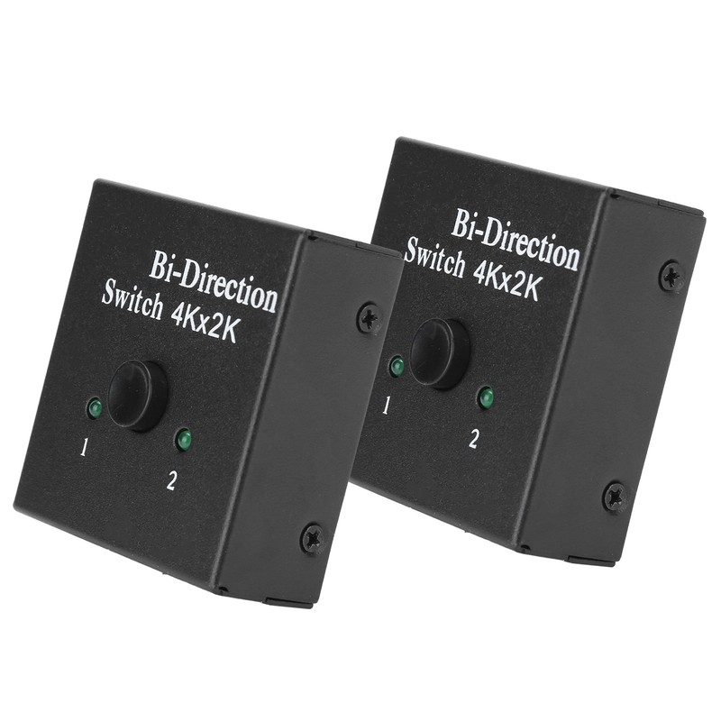 2Pcs HDMI BiDirection Switch Converter Switcher Splitter Hub HDCP 2x1