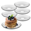 KADAX Glasteller 17.5 cm, 6er Set, Runder Teller aus Klarglas,