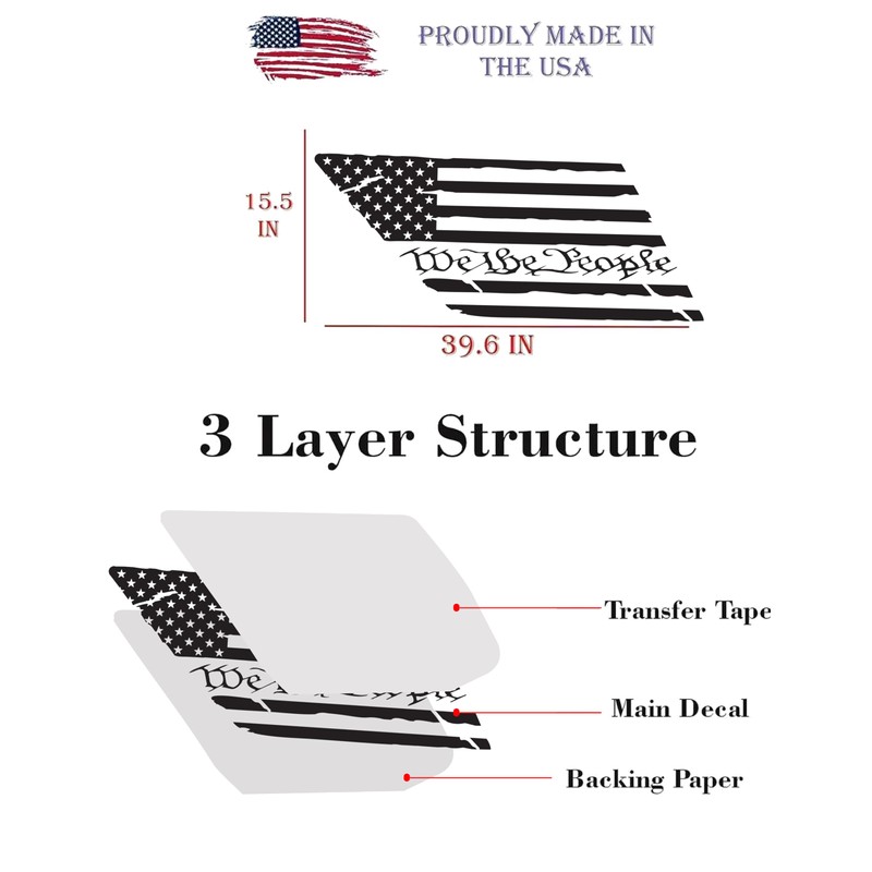 Compatible with Chevy Traverse 2018-2023 | Precut We The People