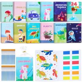 JOYIN 24 Water Coloring Books for Kids Party Favors, Mini Bulk Coloring Books for Kids Ages 4-8, Kindergarten Graduation Gifts for Class, Children Birthday Party Gift Bag Stuffers