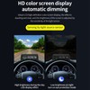 Carbon Fiber Style HUD HeadUp Display Slope Meter Overspeed Water