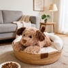 15" Puppy Stuffed Animals, Brown Dog Animals Plush Toys for