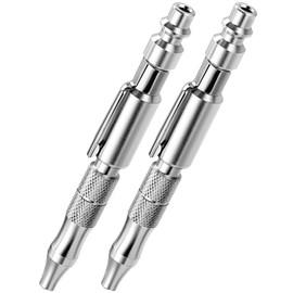 2-Packs Adjustable Pocket Air Blow Gun, Industrial Style "M" 1/4 Inches Quick Plug, 150 PSI Max Portable Air Blower Pen for Dust Cleaning