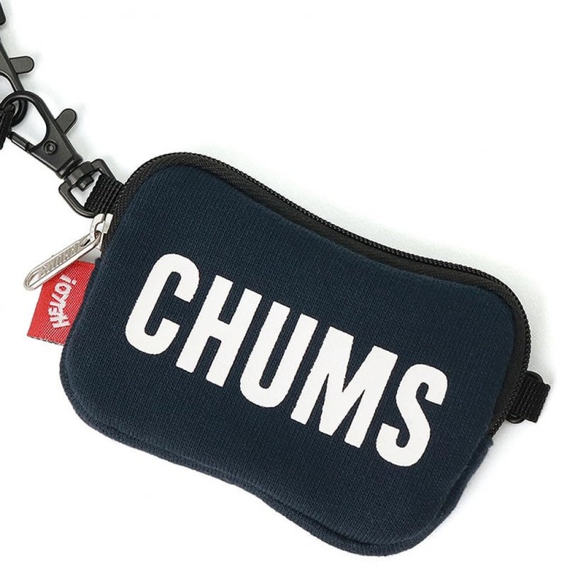 Chums Shoulder Bag, Wearable Sling Shoulder Bag, Sweat, Nylon, navy/beige,
