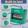 SecureMyDoor Emergency Door Release Break Glass Call Point | Green