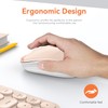 FMOUSE Lindo Mouse Bluetooth, Inalámbrico con tecnología 2,4 GHz, Ratón