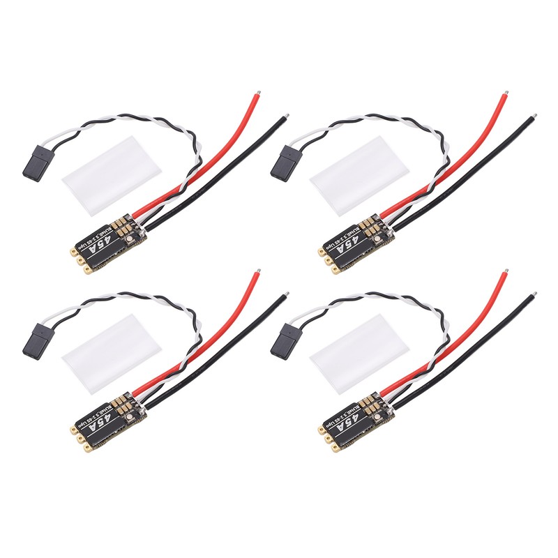 4Pcs Brushless ESC 45A 2 6S Power Supply RGB LED
