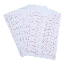 140PCS Under Eye Pads, Eyelash Extension Patches, Eyelash Pads Eyelashes Extension Adhesive Sticker Eye Lash Isolation Positioning Pads Patches Tool Self-Adhesive Paper Patches