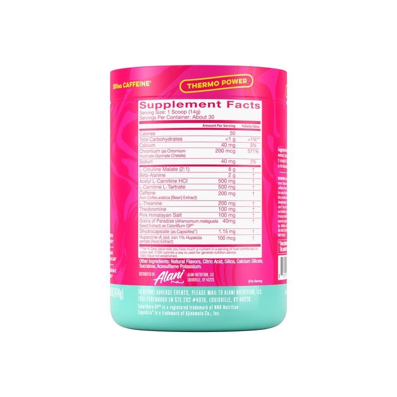 Alani Nu Pre-Workout+ - Advanced Pre-Workout Powder:_Cherry Slush