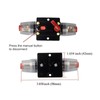150A Inline Circuit Breaker Reset Fuse, 12V-24V DC Reset Fuse