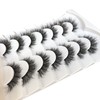 Pooplunch False Eyelashes Cat Eye Look Natural Fluffy Lashes Wispy