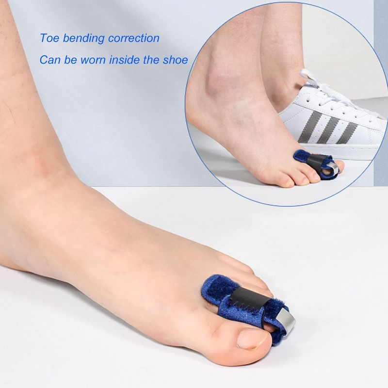 Toe Splint, Toe Straightener Hammer Toe Straightener Fracture Recovery Breathable