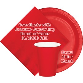Creative Converting Party Supplies, One Size, Classic Red