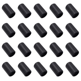 20 Pcs Wire Shelf Clips, Wire Shelving Lock Clips, Shelving Sleeves for 19mm Post Shelving, Black