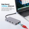 XuanGui USB C Hub Ethernet, 8 en 1 Adaptador multipuerto