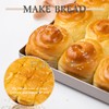 FOR BAKE Non-Stick 11" Square Baking Sheet - Golden Aluminum