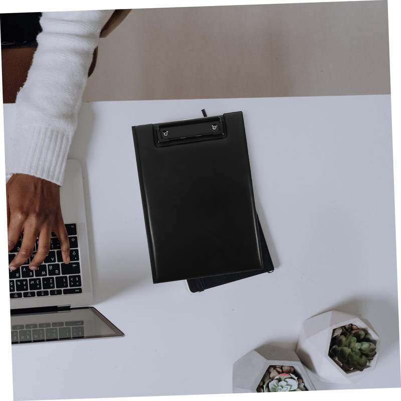 VILLFUL Clipboard File Organizer with PU Surface Storage Clipboard for