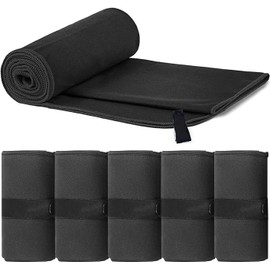 Toalla para Gym de Microfibra, Juego de 5 con Secado Rápido. Toallas Deportivas Absorbentes, Antibacterial y Ligera, Toallas para Sudor, Perfecto para Crossfit, Entrenamiento, Correr o Hot Yoga.