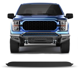 Front Bumper Trim Panel for 2021-2023 Ford F150 (Excl. Raptor), Sleek Finish, Durability, Perfect Fit, Full Sheet Metal, Black, Q235A Steel