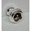 SILVER PLATED - 7/8" BOVE CANDLE FOLLOWERS TOPPERS BURNERS CHASERS,