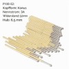 Pogo Pins, Pack of 100 P100-E2 Spring Contact with 1.5