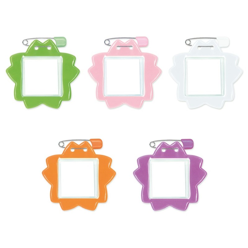 Kyoei Plastic ORIONS Cherry Blossom Shape Name Tags, Pack of