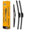 AUTOBOO 26"+22" Windshield Wipers with 16" Rear Wiper Blade Sets
