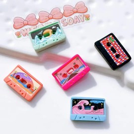 5pcs Retro Tape Fridge Magnets, Cute Decorative Fridge Magnets for Kitchen, Office, Whiteboard, Locker, Cabinet, Dishwasher - Home and Kitchen Decoration Accessories