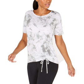 Ideology Womens Running Fitness T-Shirt Gray M