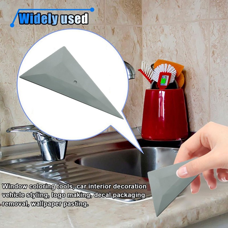 5PCS Triangle Contour Squeegee Car Window Tint Tools - Small