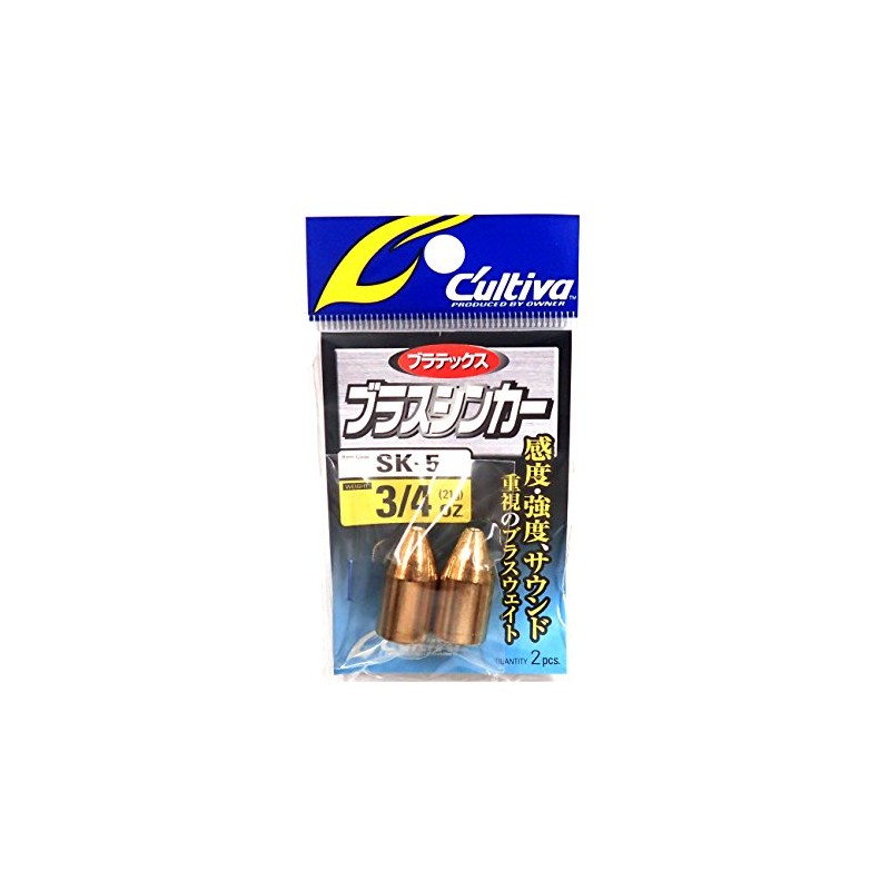 OWNER(オーナー) シンカー SK-5 ブラスシンカー 3/4oz 11712