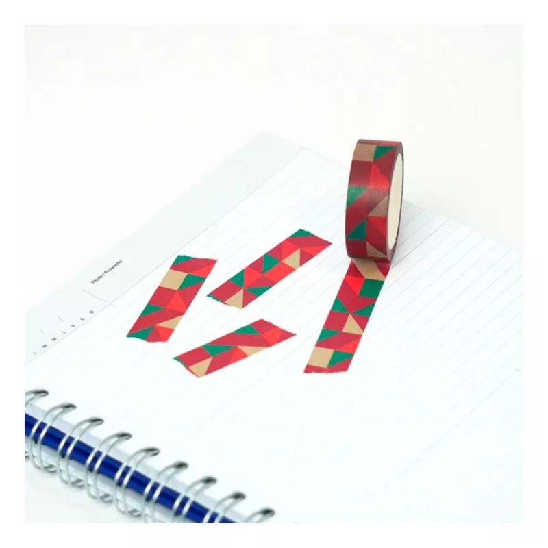 Lecute Shop Set 20 Washi Tapes Cinta Decorativa Dispensador +