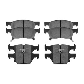 AutoShack Front & Rear Ceramic Brake Pads Set Replacement for 2019-2024 Subaru Ascent 2.4L AWD BRK030261445