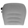 Inflatable Lumbar Waist Pillow PVC and Flocking Press Gray Inflation