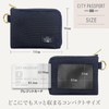 CITYPASSPORT Wallet, Small Pass Case, Coin Case, Waterproof, Durable Fabric,