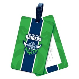 Canberra Raiders NRL Rugby League Rubber Luggage Bag Tag