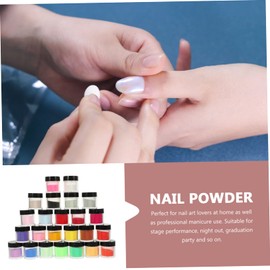 Minkissy Color Carved Nail Art Powder Manicure Pigment for Nail Designs Easy to Apply and Remove for Professional and Home Use
