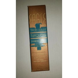 Eagle VINTAGE Eagle Turquoise Drawing Pencils 5H -12 Pencils, Made In U.S.A.