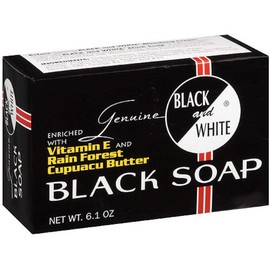 Black and White Black Soap, 6.1 oz (Pack of 12)