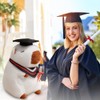 YANGUN Capybara Cuddly Toy with Graduation Hat and Talar, 23