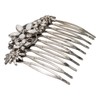 Alpenflüstern Edelweiss Symphony ADV095 Traditional Hair Comb Antique Silver Colour