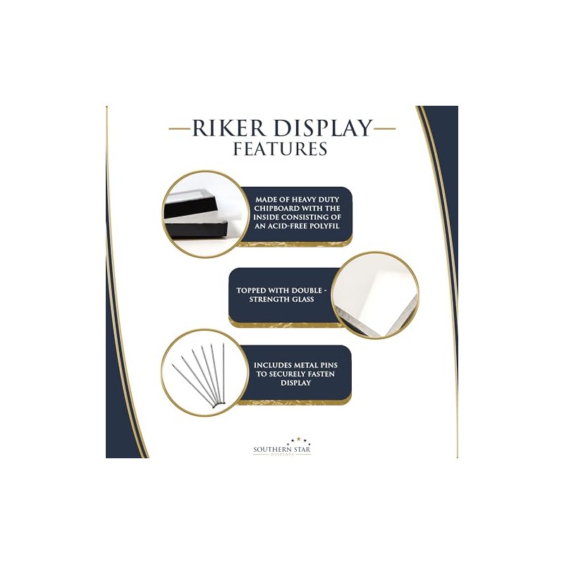 6 Pack of 3.5 x 2 x 0.75 Riker Display