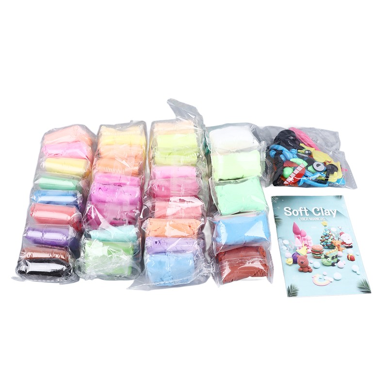 36 Colours Soft Clay Set Innovative Fun DIY Soft Light