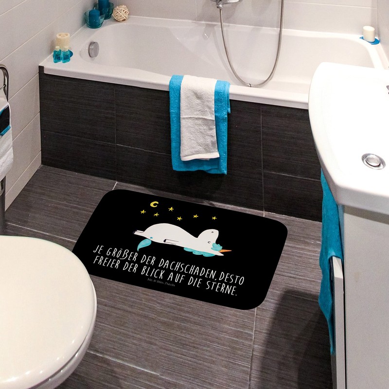 Mr. & Mrs. Panda Bath Mat Unicorn Starry Sky Gift