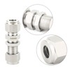 TAISHER 1PCS 304 Stainless Steel Thru-Bulk Bulkhead Compression Tube Pipe