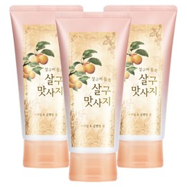 LG Household & Health Care Apricot Scrub and Cleansing Foam, 120g, Pack of 3