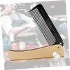 Vaguelly Gold Stainless Steel Foldable Hair Comb Portable Anti-Static Styling